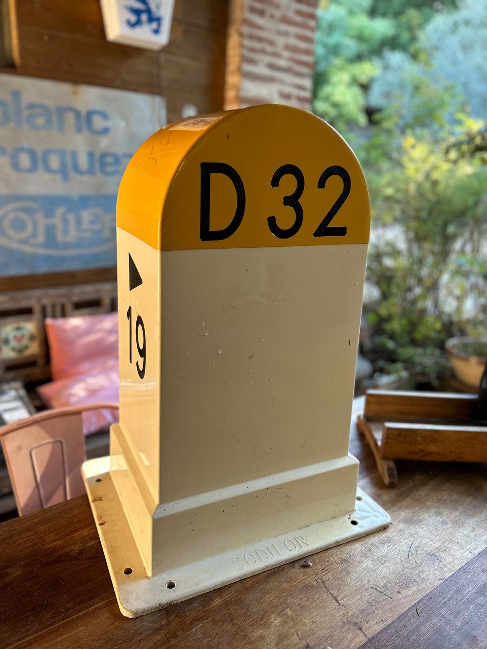 Borne Kilométrique vintage Solidor Réf 4144