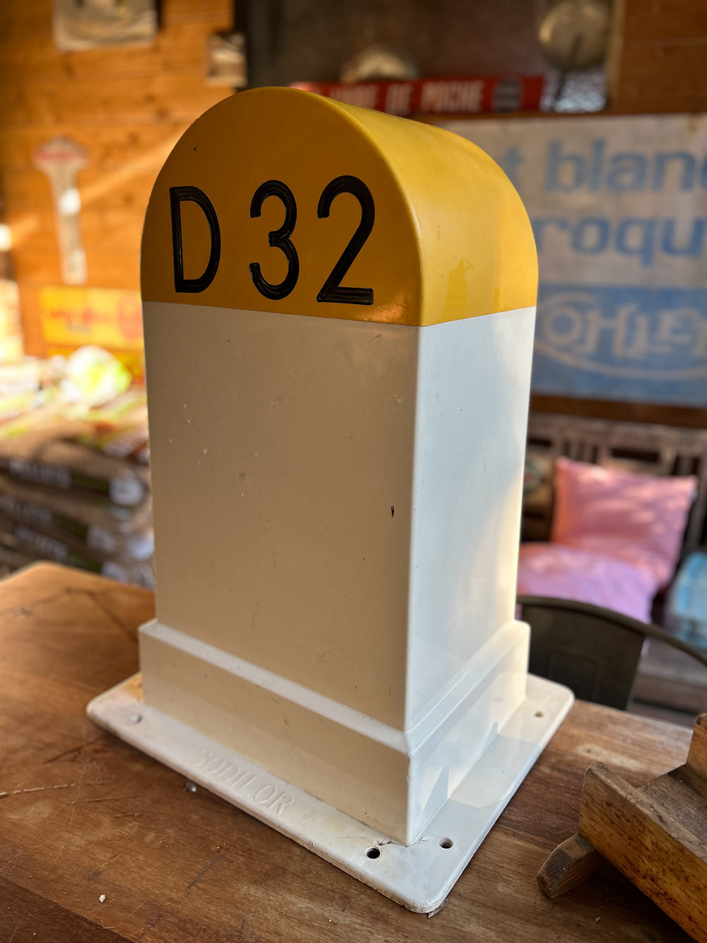Borne Kilométrique vintage Solidor Réf 4144