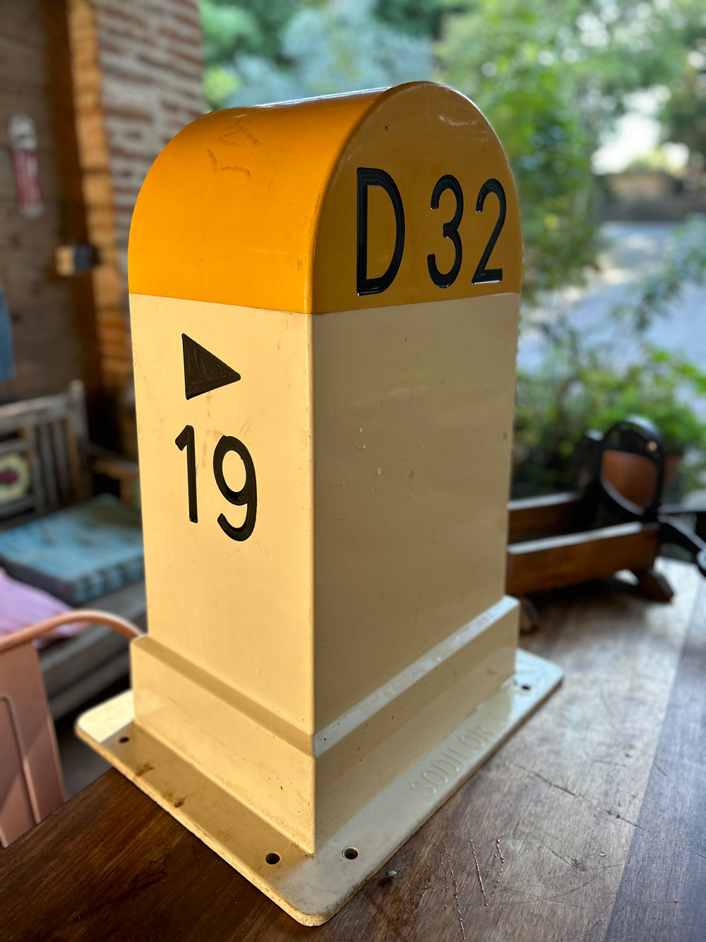 Borne Kilométrique vintage Solidor Réf 4144