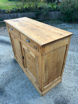 Buffet d'atelier 1900 merisier massif - réf 4573