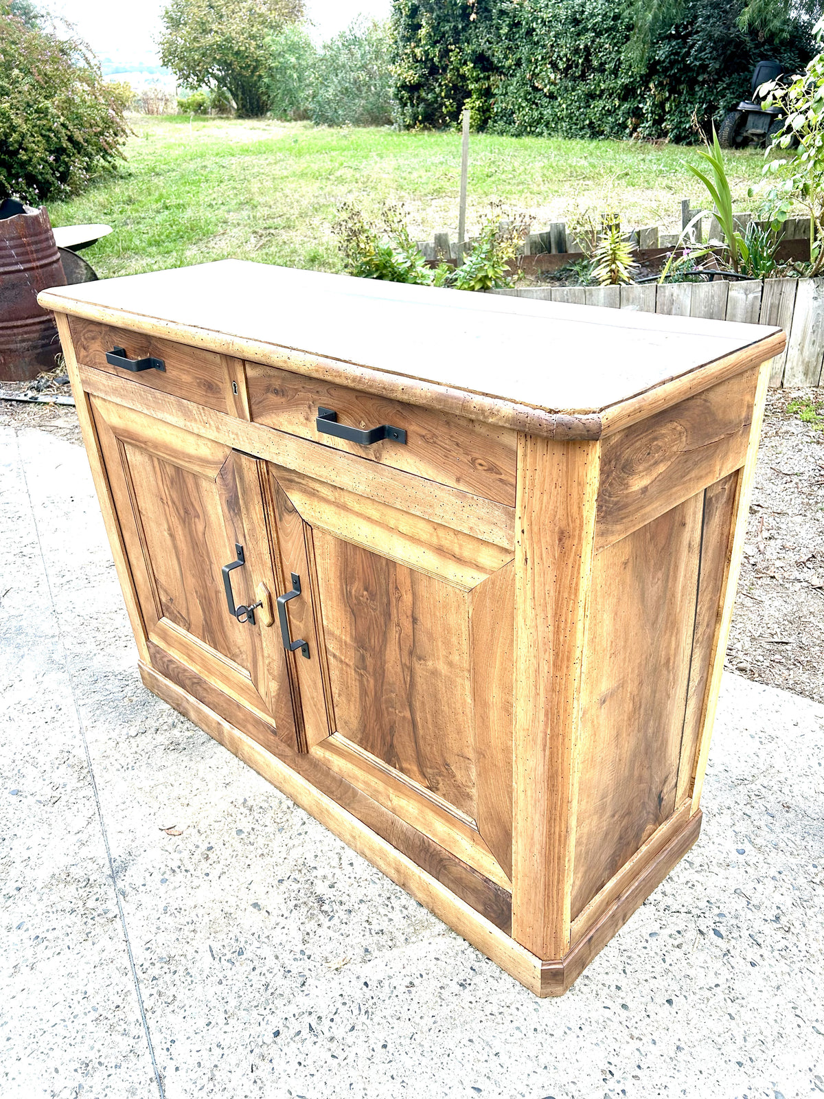 Buffet d'épicerie en noyer 1900- RF4766