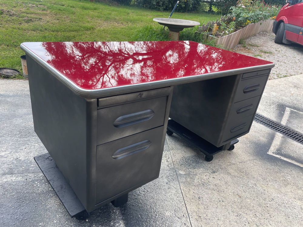 Bureau Flambo métal 1950 réf 4058