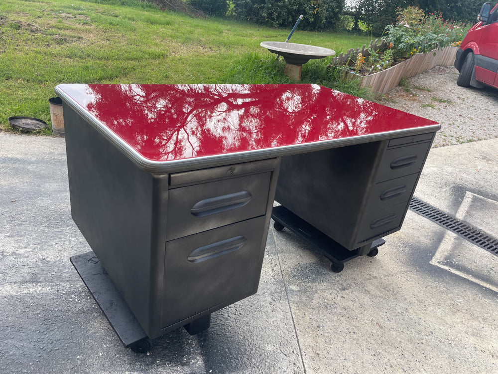 Bureau Flambo métal 1950 réf 4058