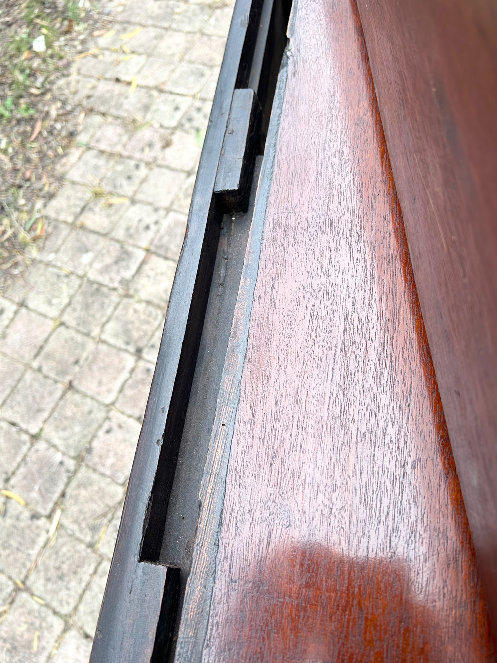 Bureau Napoléon III à Gradin Acajou Massif