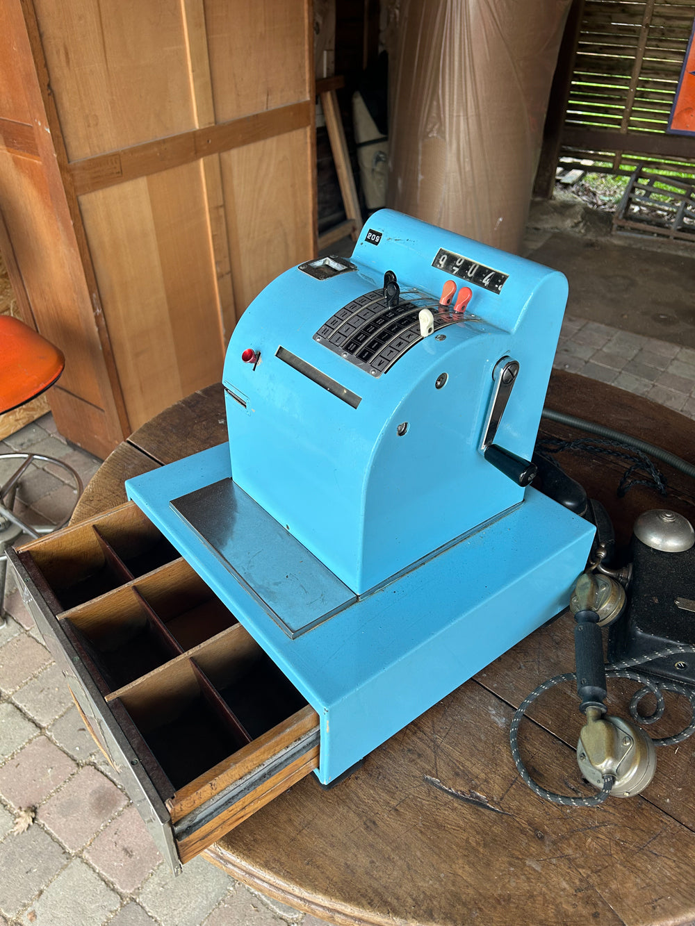 Caisse enregistreuse Hugin 1950/60 Réf 4413