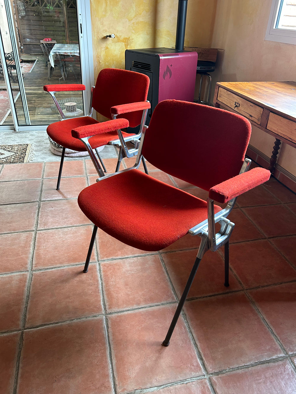 Chaise Anonima Castelli DCS106 de 1970 Réf 4551