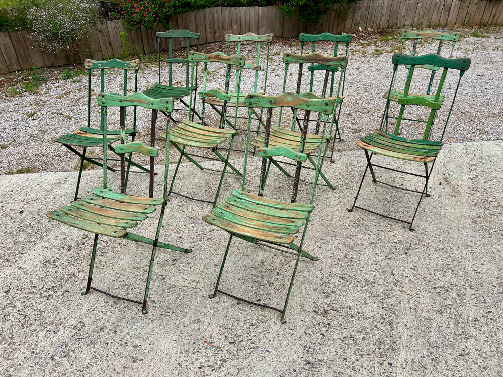 Chaise bistrot pliante 1930 Réf 4292