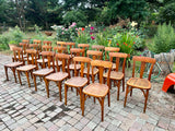 Chaises bistrot style Baumann 1950 Réf 4290