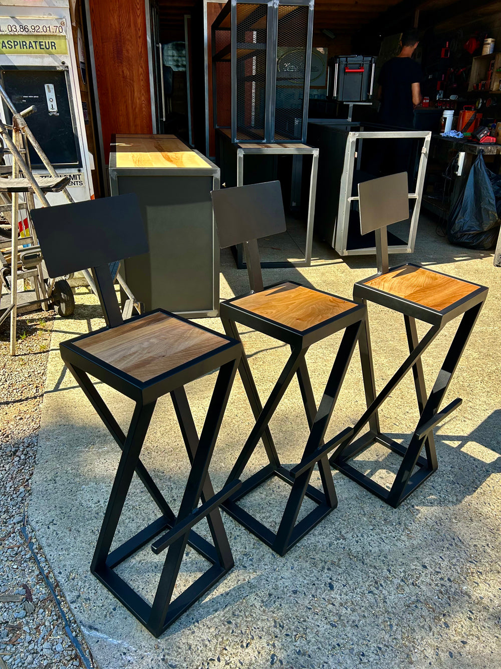 Chaise de bar Manhattan réf 4490 prix de base 150€