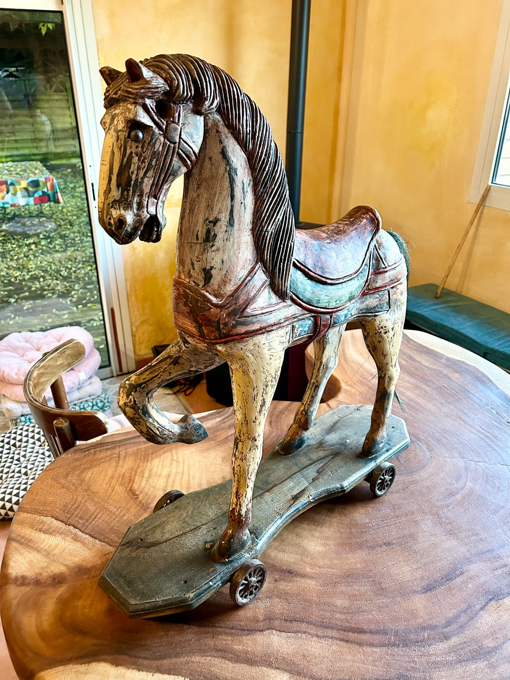 Cheval Ancien En Bois