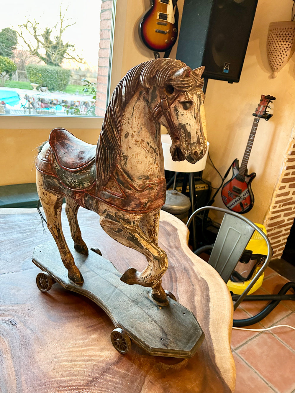 Cheval de bois époque 1900 Réf 4177