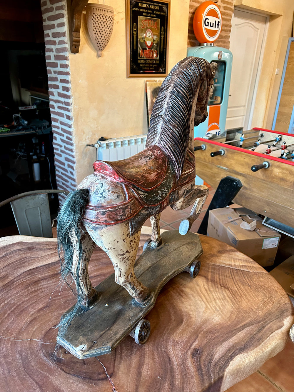 Cheval de bois époque 1900 Réf 4177