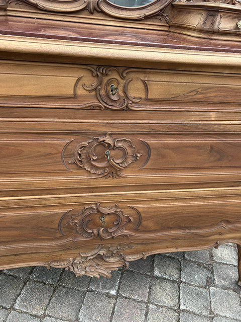 Commode style Louis XV avec miroir- RF 4674