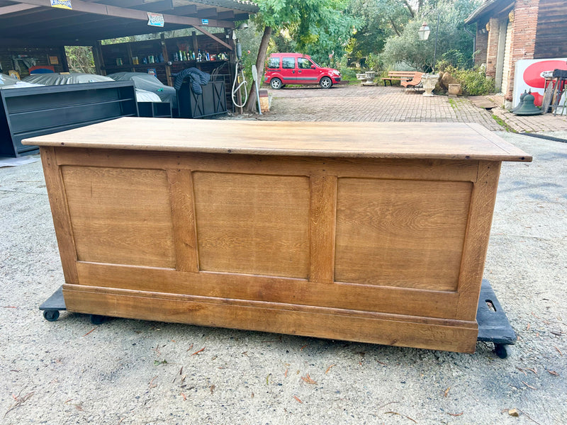 Comptoir de cordonnier en chêne Fin 19éme - Réf 4608