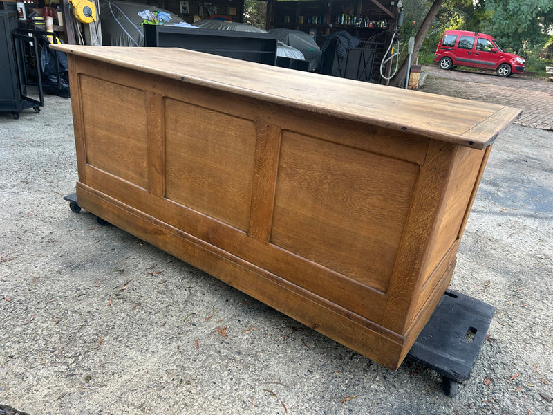 Comptoir de cordonnier en chêne Fin 19éme - Réf 4608