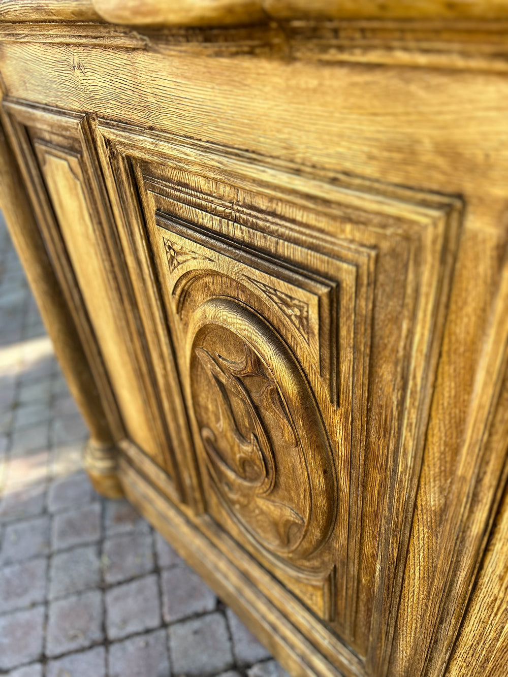 Comptoir magasin chêne 1950 Réf 4120