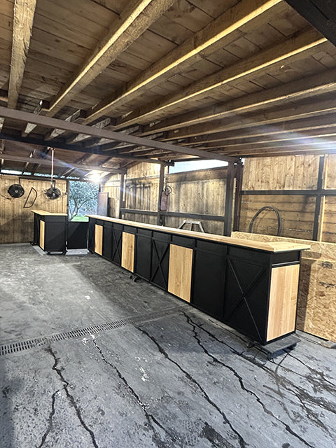 Comptoir sur mesure avec porte battante -RF 4669