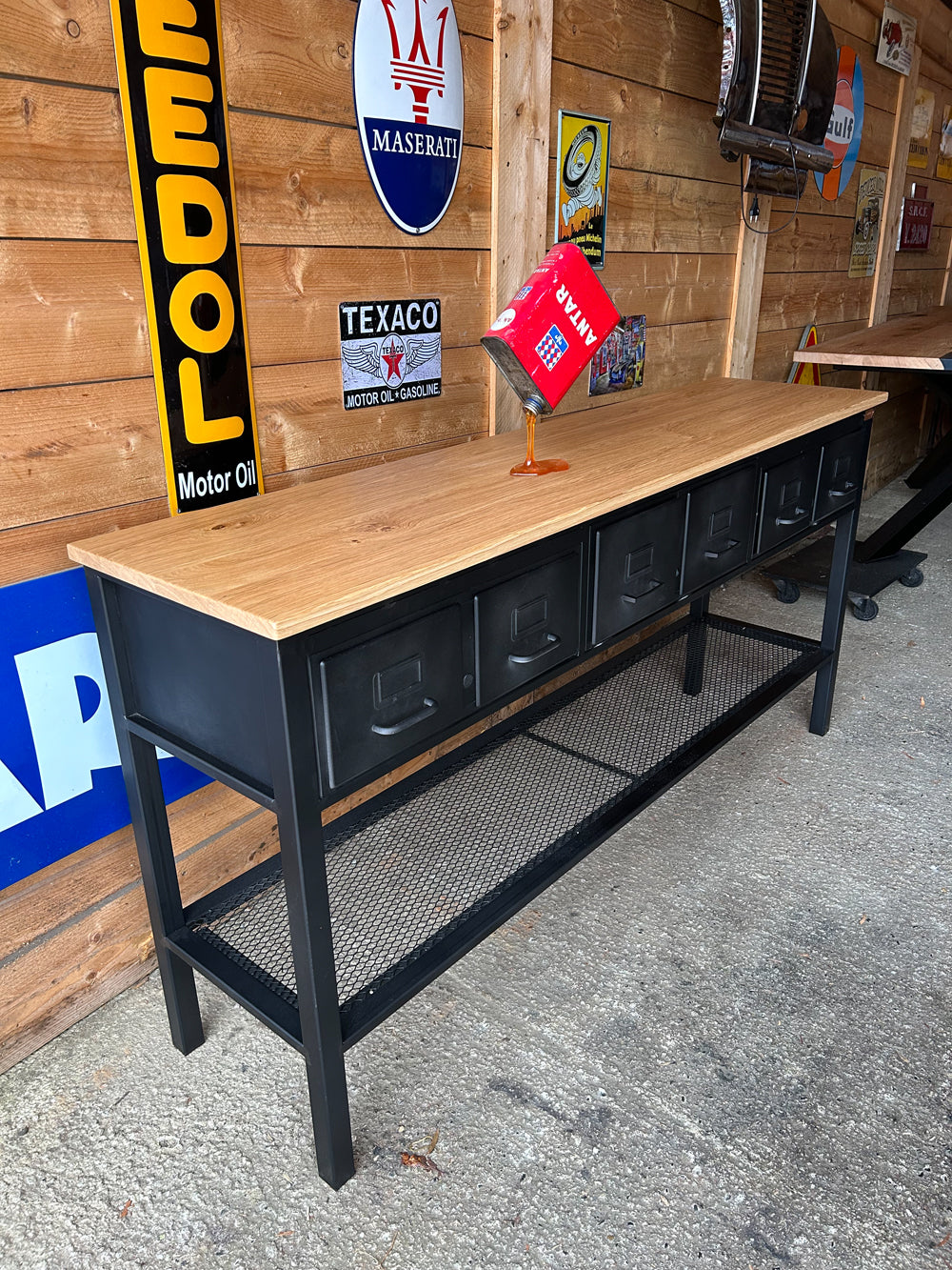 Console 6 tiroirs Roneo 1960  réf 4111