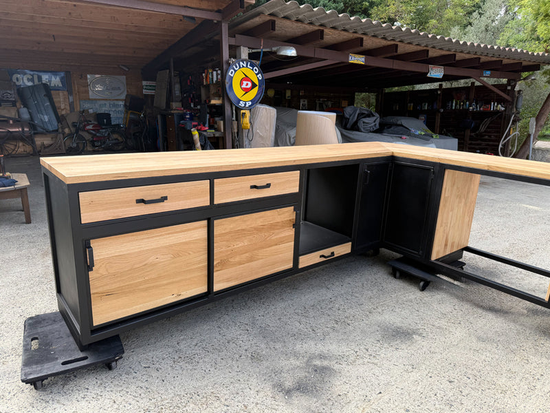 Cuisine d'angle sur mesure réf 4572
