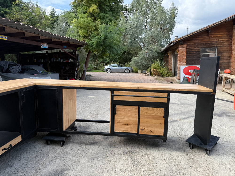 Cuisine d'angle sur mesure réf 4572