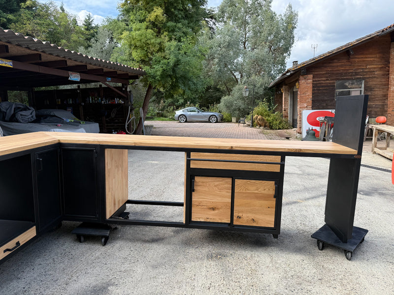 Cuisine d'angle sur mesure réf 4572