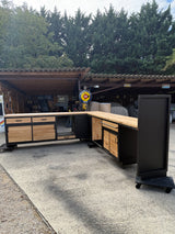 Cuisine d'angle sur mesure réf 4572
