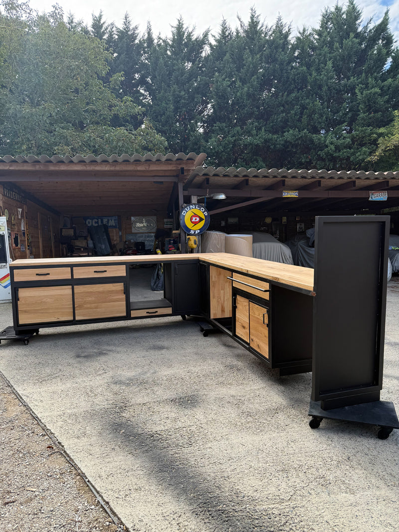 Cuisine d'angle sur mesure réf 4572