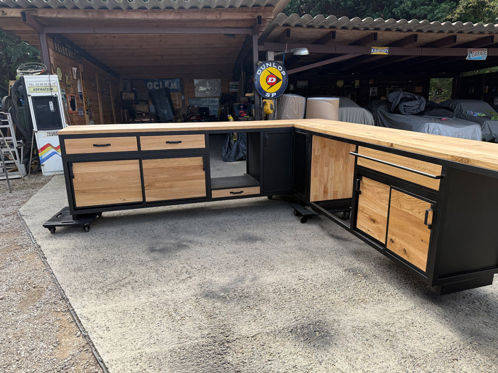 Cuisine d'angle sur mesure réf 4572
