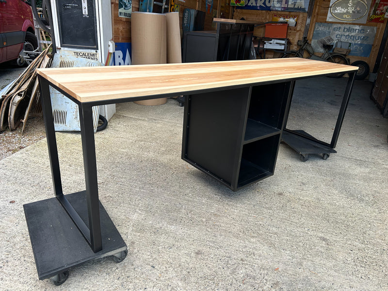 Double bureau design industriel Réf 4324 Prix de base : 990€