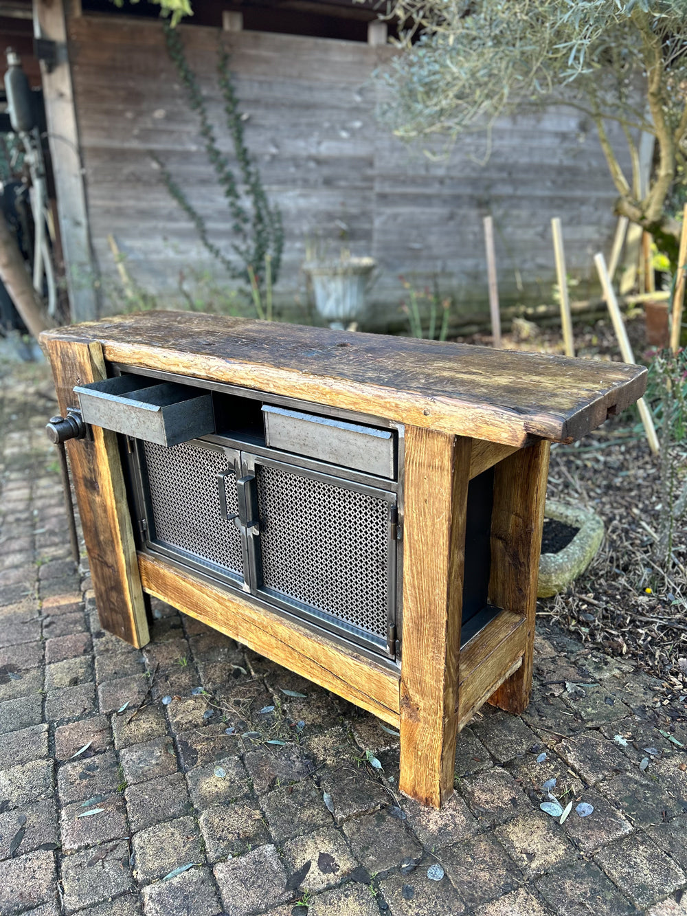 Etabli de menuisier modifié Réf 4211