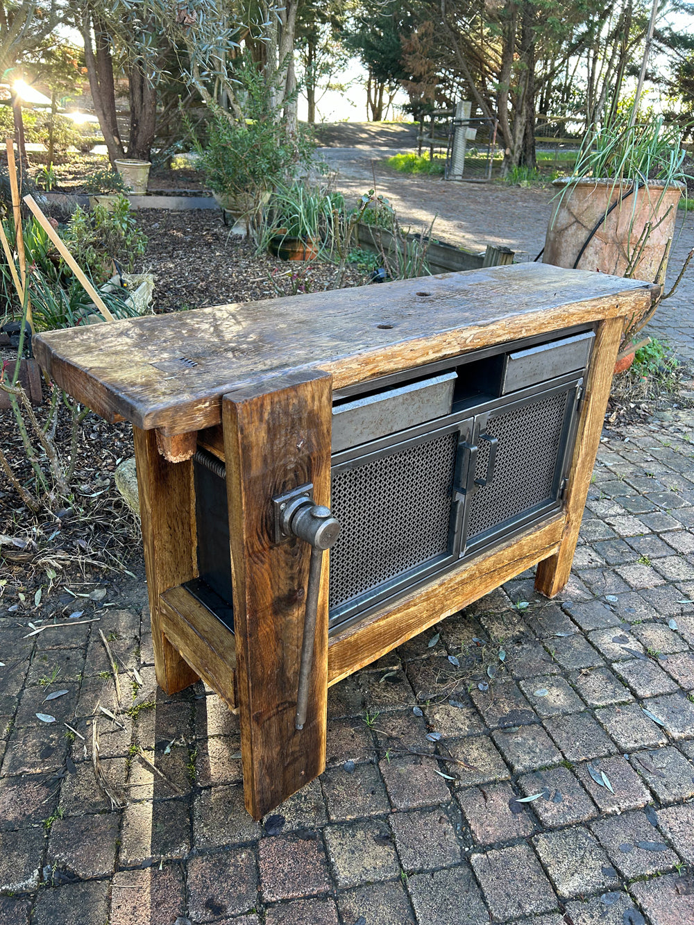 Etabli de menuisier modifié Réf 4211