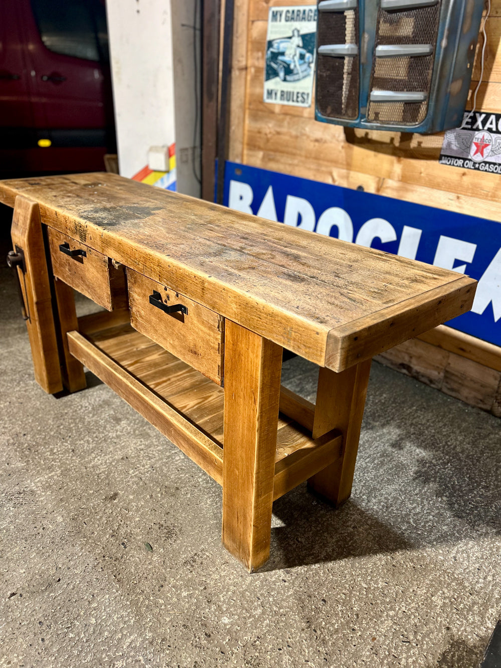 Etabli de menuisier vintage 1960 Réf 4359