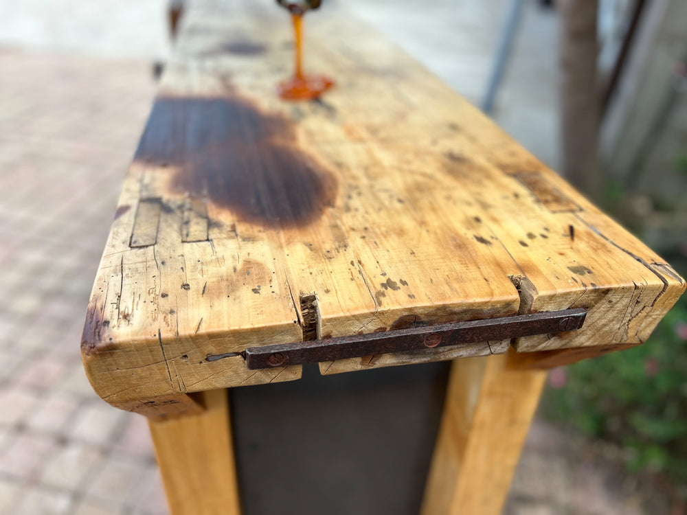 Etabli menuiserie 2 tiroirs 1950 Réf 4098