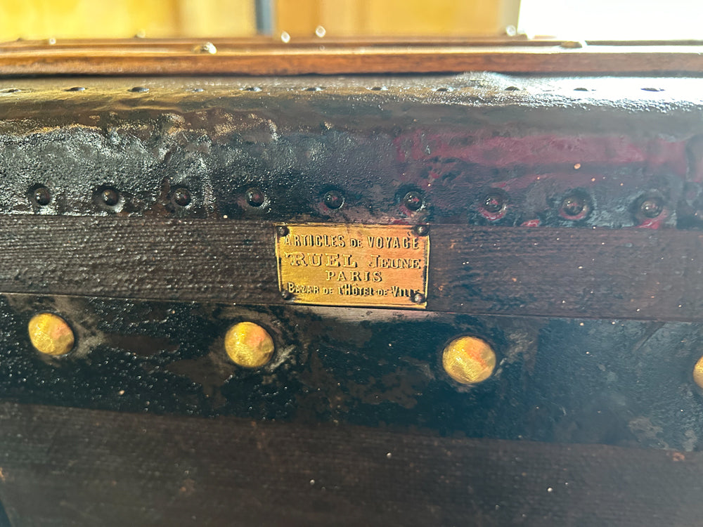 Grande Malle ancienne TRUEL JEUNE PARIS   Réf 4182