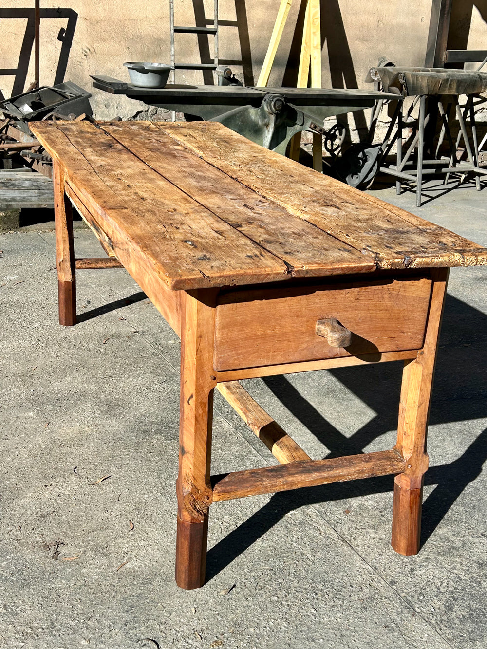 Grande table de métier 19éme Réf 4395