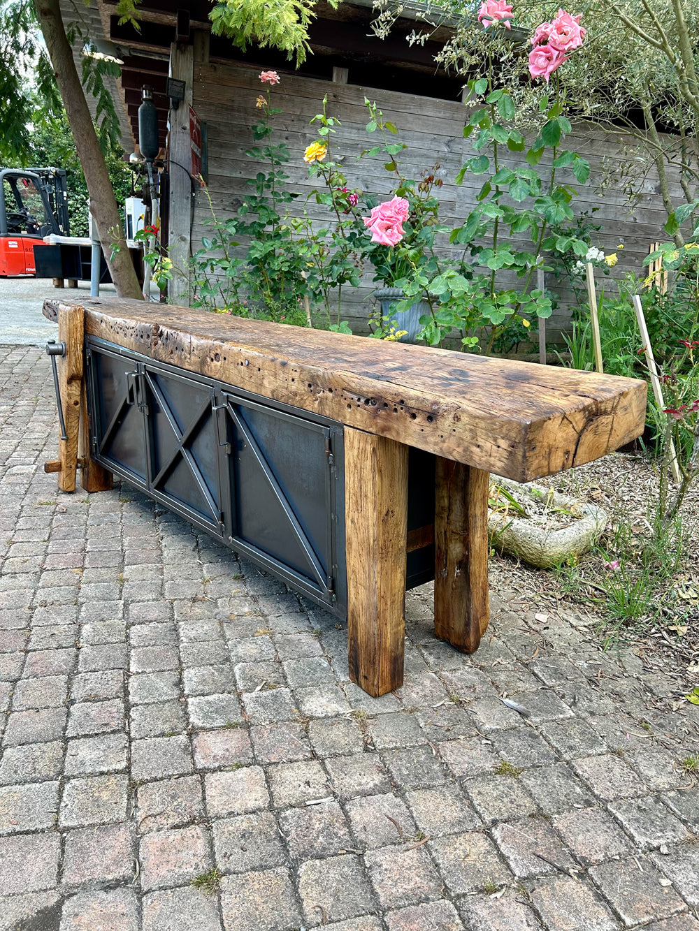 Grand établi de menuiserie modifie  Réf 4270