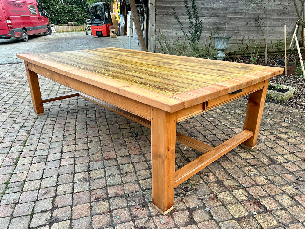 Grande table d'atelier 1900/1930 Réf 4213