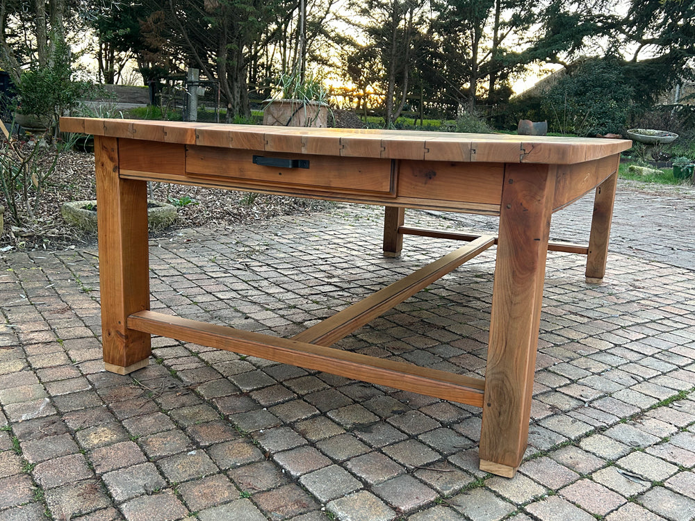 Grande table d'atelier 1900/1930 Réf 4213