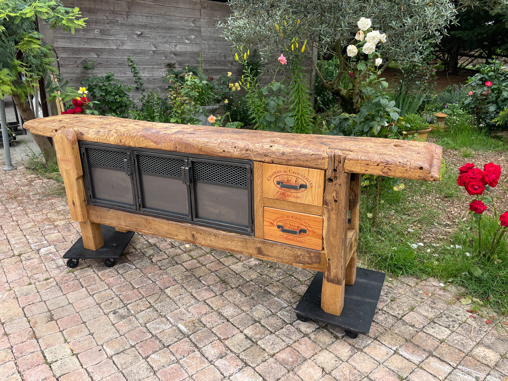 VENDU Grand établi menuiserie 1900  Réf 4068