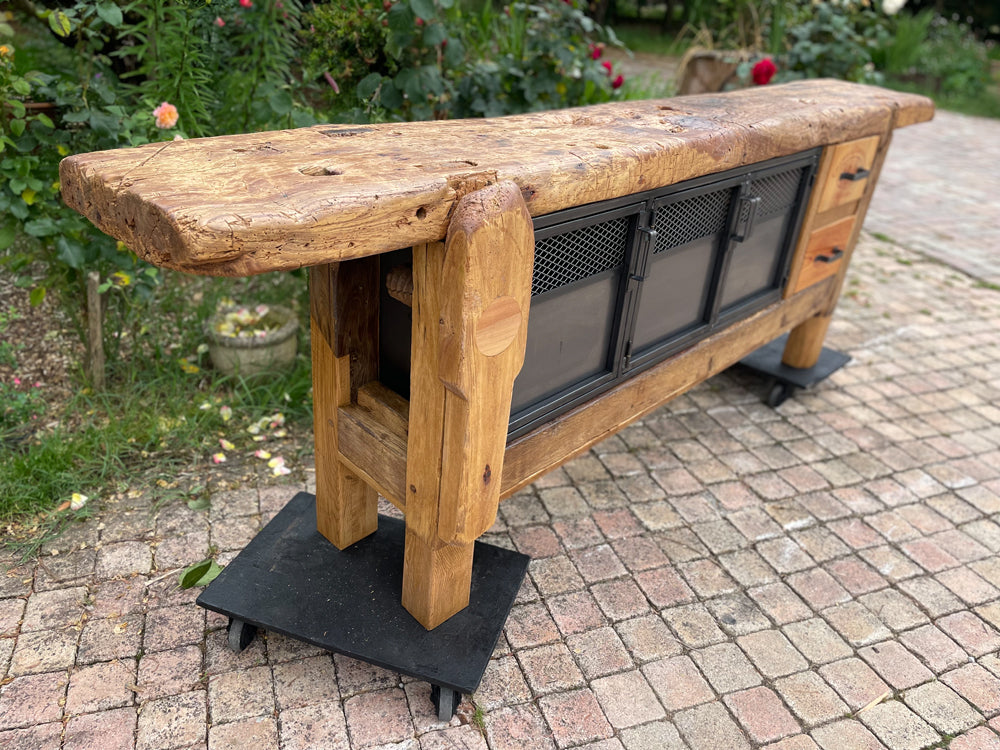 VENDU Grand établi menuiserie 1900  Réf 4068