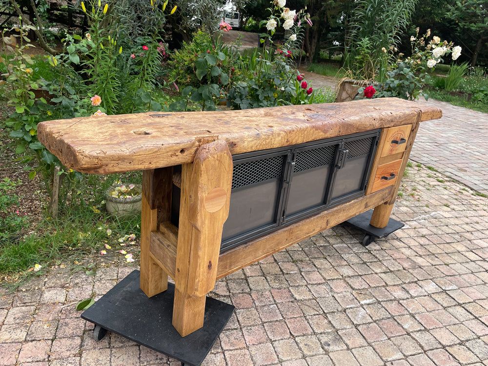 VENDU Grand établi menuiserie 1900  Réf 4068