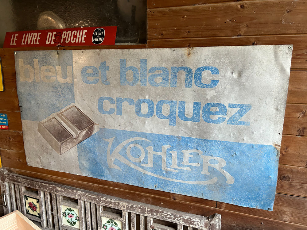 Grande tôle peinte KOHLER Réf 4087