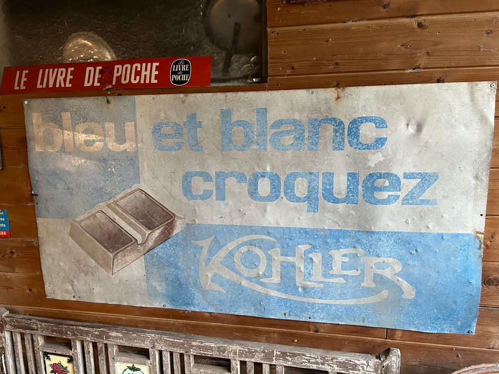 Grande tôle peinte KOHLER Réf 4087