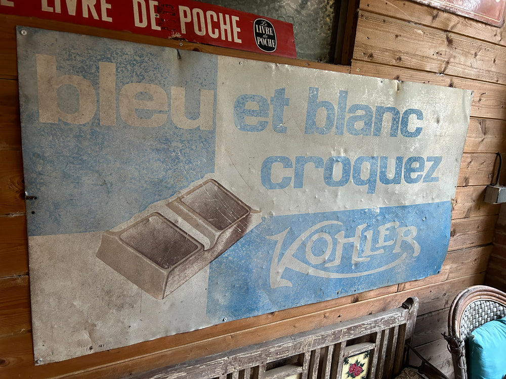 Grande tôle peinte KOHLER Réf 4087