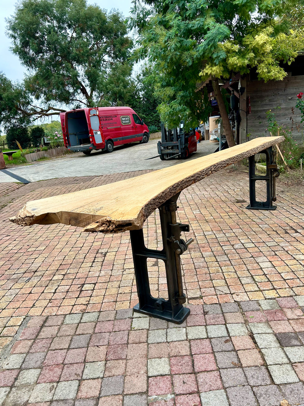 Grand mange debout piètement fonte 1900  Réf 4323