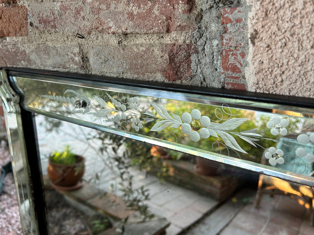 Grand miroir Venitien 1960 - Réf 4579