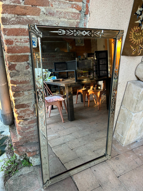 Grand miroir Venitien 1960 - Réf 4579