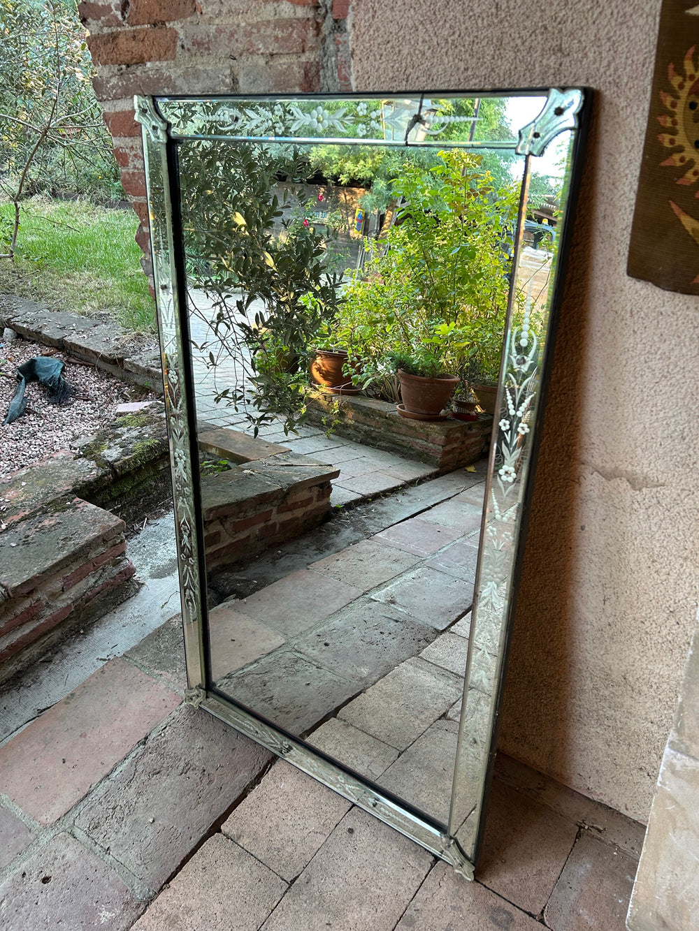 Grand miroir Venitien 1960 - Réf 4579