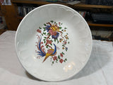 Grand plat céramique Italienne décor Paon Réf 4180