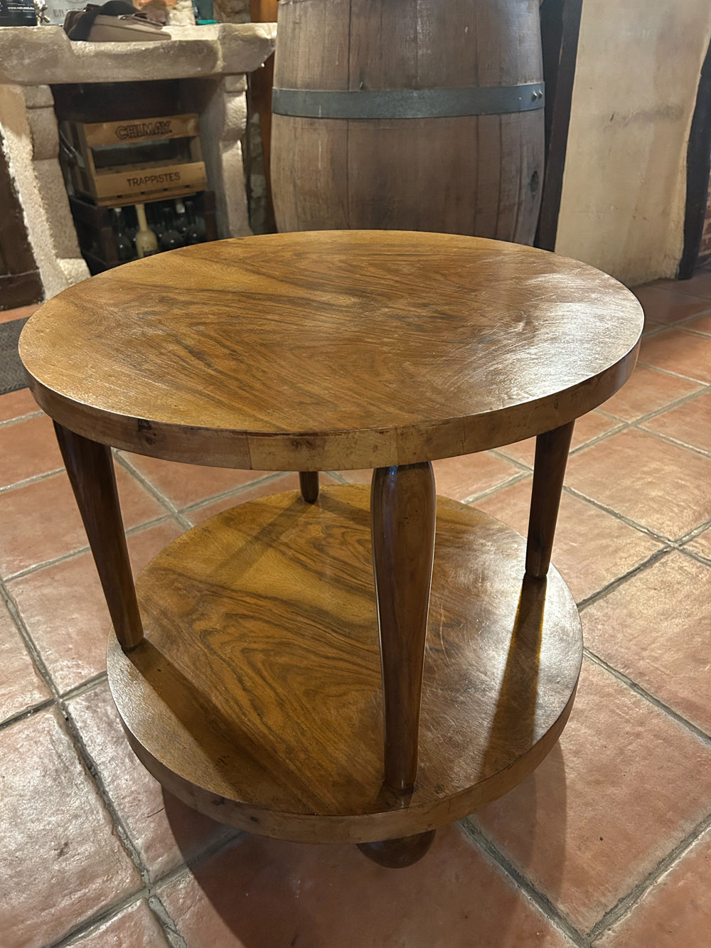 Guéridon Art Déco Double Plateau 1930